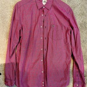 Lacoste Men’s Button Down Shirt - Size 40, M